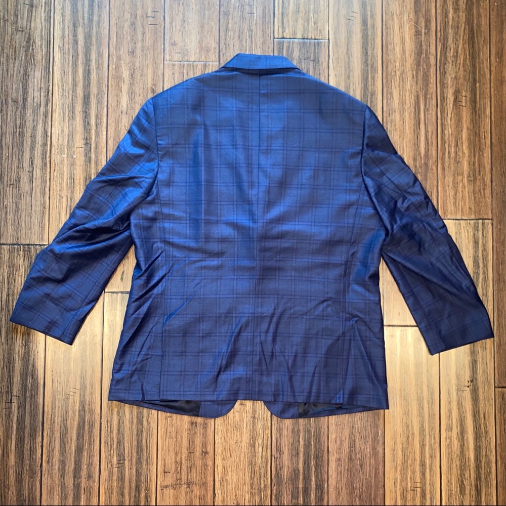 NWT JWN Wool Windowpane Sport Coat Blazer - Picture 6 of 15